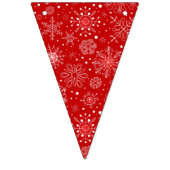 Flammes de neige de vacances drapeaux de bannière (Troisième drapeau)