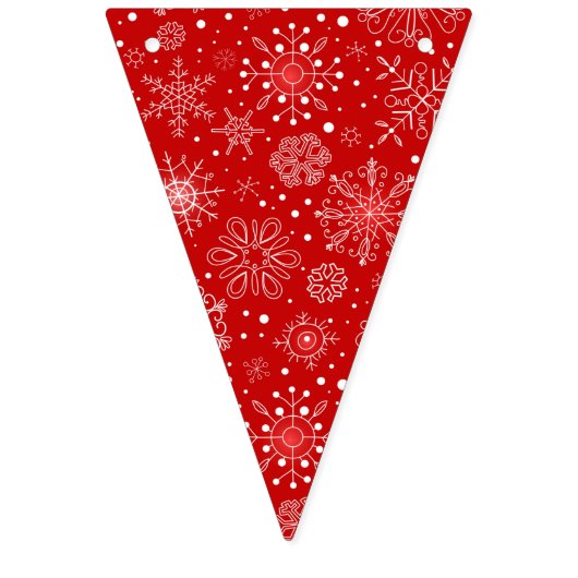 Flammes de neige de vacances drapeaux de bannière (Troisième drapeau)