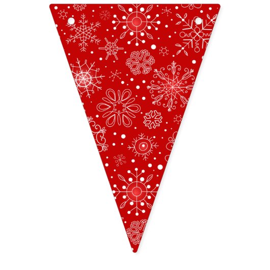 Flammes de neige de vacances drapeaux de bannière (Deuxième drapeau)