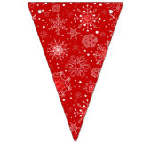 Flammes de neige de vacances drapeaux de bannière (Premier drapeau)