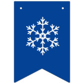 Flammes de neige de vacances drapeaux de bannière (Troisième drapeau)