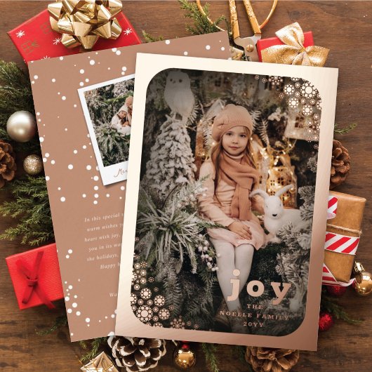 Flammes de neige d'hiver Cadre Joyeuses vacances É