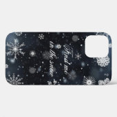 Flammes de neige d'hiver Coque-Mate coque iphone (Verso (horizontal))