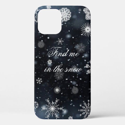 Flammes de neige d'hiver Coque-Mate coque iphone (Verso)