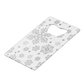 Flammes de neige en argent sur blanc (Devant Angle)