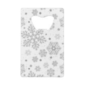 Flammes de neige en argent sur blanc (Dos)