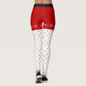 Flammes de neige et Leggings de Noël Pois (Dos)