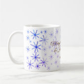 Flammes de neige personnalisées de la Mug de Noël (Gauche)