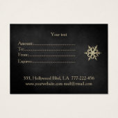 Flammes de neige rouge Noël (Dos)