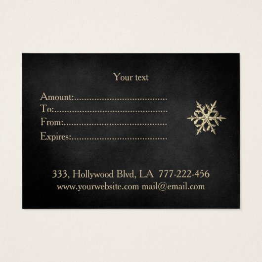 Flammes de neige rouge Noël (Dos)