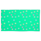 Flammes de neige sur des taies d'oreiller de taill (devant-gauche)