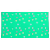 Flammes de neige sur des taies d'oreiller de taill (devant-Droit)