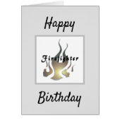 Flammes de pompiers Joyeux anniversaire (Devant)