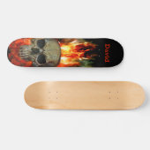 Flammes d'incendie crânien planche de skateboard p (Horz)