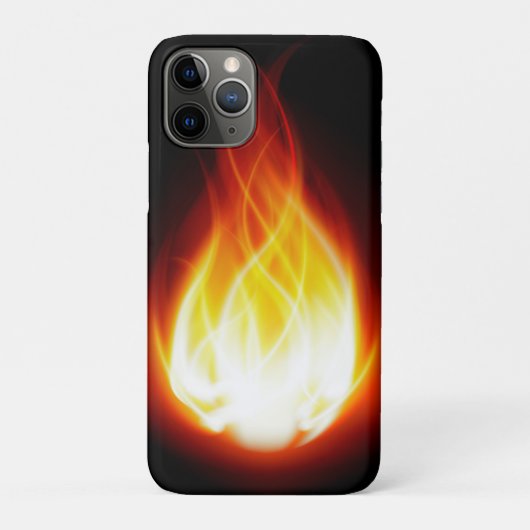 Flammes éclatantes iPhone / coque ipad (Dos)