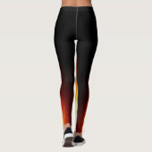 Flammes éclatantes Leggings (Dos)