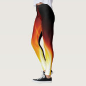 Flammes éclatantes Leggings (Gauche)