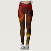 Flammes flamboyantes Leggings (Devant)