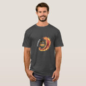 Flammes Flamme T-shirt pirate - (Devant entier)