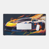 Flammes Numériques de Course de Supercar Vibrantes (Clavier et souris)