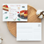 Flan Gateau Recipe Briefkaart