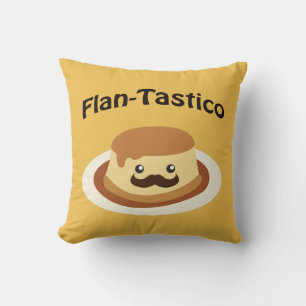 Flan-Tastico! Schattige Flan Kussen