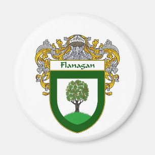 Flanagan Coat of Arms (Beheerd) Magneet