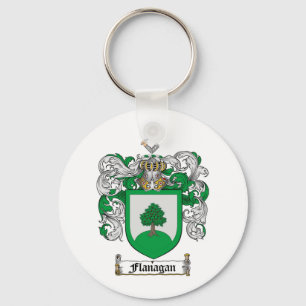 FLANAGAN FAMILY CREST - FLANAGAN COAT WAPENS SLEUTELHANGER