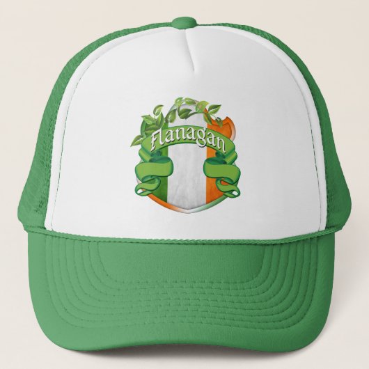 Flanagan Irish Shield Trucker Pet (Voorkant)