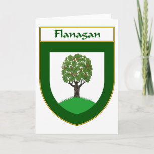 Flanagan wapenstilstand/familiekust feestdagen kaart