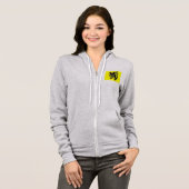 flanders, belgium flag hoodie (Voorkant volledig)