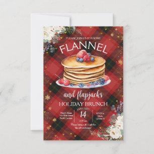 Flanel en Flapjacks Kerstbrunch Kaart