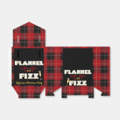 Flanel & Fizz | Rood & Zwart Buffel Plaid Bedankdoosjes (Uitgevouwen)