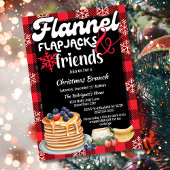 Flanel Flapjacks en Vrienden Kerstbrunch Kaart