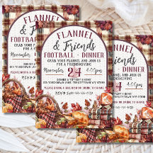 Flanel & Vrienden Football Friendsgiving-diner