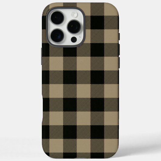 Flanelen geruite ruit rustiek/oud Case-Mate iPhone case (Achterkant)