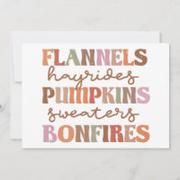 Flanellen Pompoenen Vuurkorven