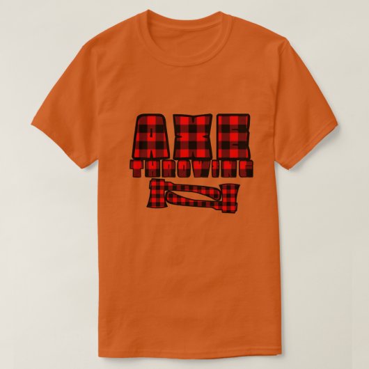 Flannel Ax Throwing Classic TShirt (Design voorkant)