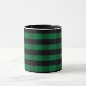 Flannel Buffalo Gedekte groene lumberjack textuur Mok (Midden)