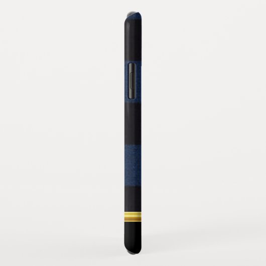 Flannel Buffalo Pset Blue lumberjack textuur Case-Mate iPhone Case (Achterkant/rechts)