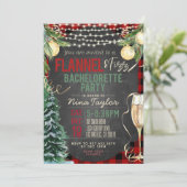 Flannel en Fizz Bachelorette Kaart (Staand voorkant)