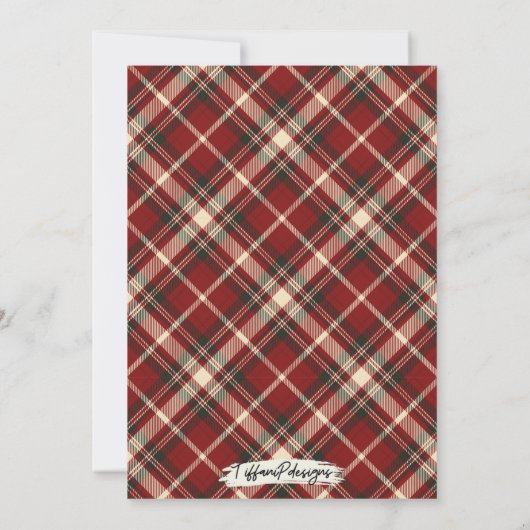 Flannel et amis Dîner d'action d'amitié Invitation (Dos)