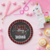 Flannel Fling before Ring Bord - Red (Feest)