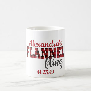 Flannel Fling Coffee Mok - Bridesmaid Gift