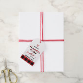 Flannel Fling gepersonaliseerd dank je wel Cadeaulabel (Met Touw)
