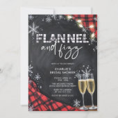Flannel Fling Rustic Vrijgezellenfeest Kaart (Voorkant)