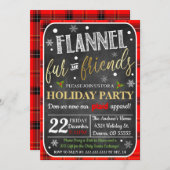 Flannel Fourrure & Amis Noël Invitation (Devant / Derrière)
