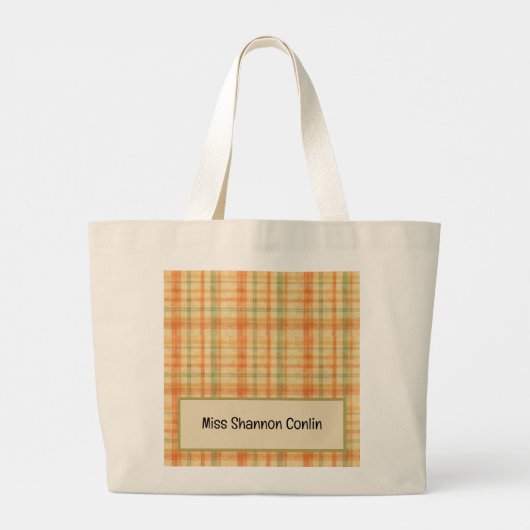 Flannel & Frights Canvas tas – Gezellige Herfst (Achterkant)