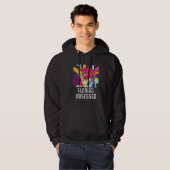 Flannel Obsessed Bisexual Rainbow Pride Bisexualit Hoodie (Voorkant volledig)