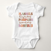Flannels Pumpkins Bonfire Romper (Voorkant)